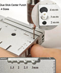 Drilling tool with ruler on metal surface for Mini Bench Vise Table Clamp for Model Making and Jewelry Crafting.