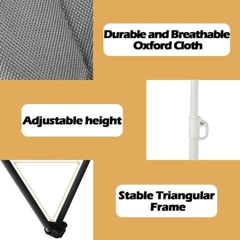 Double Folding Camping Chair With Umbrella And Fold Up Table Beverage Holder Cooler Bag Go To Outdoor Chairs durable features