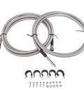 Premium Fuel Line Kit For Chevy Silverado And GMC Sierra Replaces 819-816 Perfect Fix For Leaks And Bad Delivery On 2004 To 2010 Models stainless braided hoses