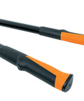 Close-up of ergonomic grips on PowerGear Bolt Cutter 30 Inch With Beefed-Up Leverage Gears Delivers Over 30 Percent More Cutting Power.