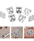 Heavy Duty Spring Clips With Soft Rubber Design, 100 Pack S Clips for Secure Sofa Spring Fixation on white background