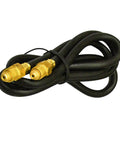 Black hose with brass fittings for LOTOS TIG200ACDC 200A AC/DC Aluminum Tig Welder with DC Stick/Arc Welder, Square Wave Inverter