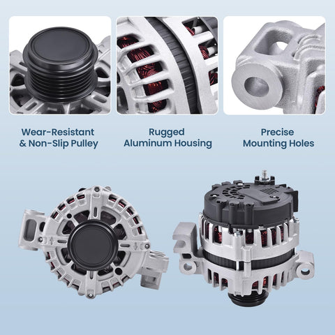 150 Amp Beefed Up High Output Alternator For 2010 2012 Camaro 3.6L And 2015 2016 Colorado Canyon 3.6L 12V Replacement With Part Numbers 11485N 11485 11007 AL8876X FG15S026 849127