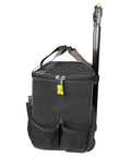 Side view of Roller Tool Bag With Lighted Handle 17 Inch TechGear L258 with exterior pockets and durable polyester material