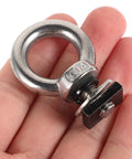 T Slot Bolt Tie Down Anchor M8 Eye Bolt Hardware Kit For Roof Rack Track Universal Mounting Accessory For Cargo Kayak Canoe And Truck Bed Secure Gear Fast, stainless steel 304
