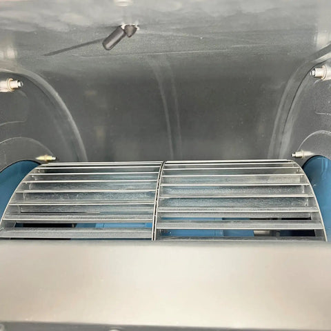 Heavy Duty Industrial Air Conditioner 51100 BTU Portable Spot Cooler interior view showing vent and airflow components.