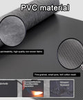 Rock Solid Acoustic Sound Proofing Panels For Walls And Ceilings Top Shelf High Density Butyl Rubber Studio Audio Dampening Pads Fire Safe Roll For Home Studios And Offices showing gray PVC foam and texture details