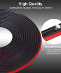 Tesla Model Y Weather Stripping Kit Self Adhesive Door Seal Rubber Weatherstrip showing coiled rubber with vented hole design