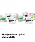 Various 3M perforated and non-perforated masking tape boxes in packaging for auto molding protection.