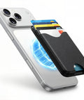 MagSafe Wallet For iPhone 12 Through 17 Series Not For Mini, 5 Card Holder With RFID Blocking, Slim Vegan Leather in Black