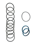 Center Joint Swivel Seal Kit 6664908 Direct Fit for Skid Steer Models 225, 231, 325, 328, 329, 331, 334, 335, 425, 428 Turning Joint Replacement Built Tough Great for Pro Shop Repairs and Daily Use, black and blue seal rings