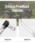 Beefed Up Adjustable Left And Right Steering Drag Link Set For Lawn Tractors 532194740 532194741 Compatible With Craftsman Husqvarna Jonsered Easy Install And Durable Performance, steel link detail