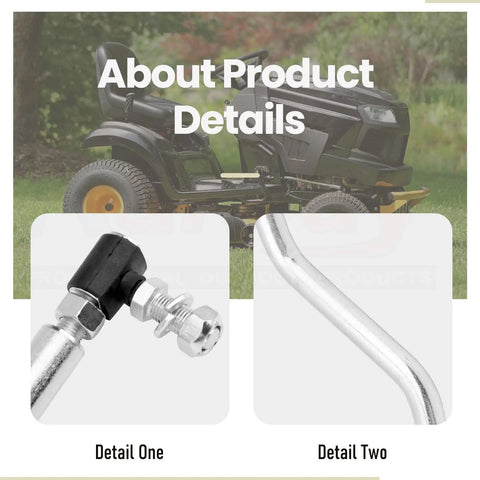 Beefed Up Adjustable Left And Right Steering Drag Link Set For Lawn Tractors 532194740 532194741 Compatible With Craftsman Husqvarna Jonsered Easy Install And Durable Performance, steel link detail