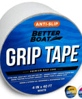 Outdoor Stair Tread Tape Non Slip 4 Inch By 40 Foot White Roll Waterproof Traction Tape For Steps Decks Boats Ladders And Floors