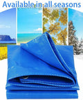 40x60 Heavy Duty 5 Mil Tarp Cover Waterproof UV Resistant Rip Proof Poly Tarpaulin With Reinforced Edges for all seasons