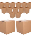 Budget Friendly 15 Pack Small Cardboard Boxes 15x15x15 Cm Square Shipping Boxes Corrugated Cartons For Mailing Moving And Storage