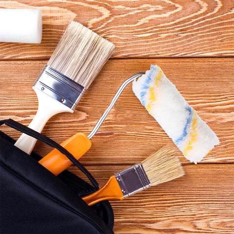 20 Pack Mini Paint Roller Kit With High Density Foam Covers includes paint brushes and roller, ideal for quick touch ups.