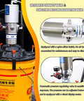 Portable Air Grease Pump With 50 To 1 Pressure Ratio For 5 Gallon Buckets, industrial pneumatic lubrication tool with valves