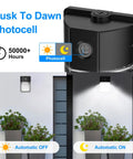 Dusk To Dawn Photocell LED Wall Pack Light With 3600 Lumens, 5000K Daylight, Outdoor IP65 security flood light on modern house wall