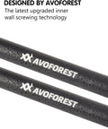 Close-up of Beefed Up Heavy Duty Adjustable Tarp Poles 8.7Ft Telescoping Aviation Aluminum Canopy Poles with water droplets