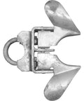 Heavy Duty Galvanized Butterfly Gate Latch Fits Chain Link Fence Frame And Post With Zero Hassle Setup Secure Your Yard Tight Using Premium Steel Hardware Case Of Twenty Five Pieces from a top view.