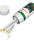2 In 1 Soil And Nitrogen Test Strips Kit For Garden Lawn And Pots 120 Count showing open container with test strips