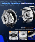 Beefed-Up Front Wheel Hub Bearing Assembly 515003 Fits Ford Explorer Ranger Sport Trac Mercury Mountaineer Mazda B3000 B4000