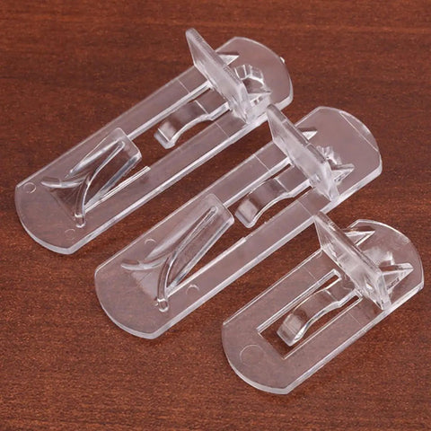 Plastic Shelf Support Pegs And Locking Clips 30 Pack For Wood Shelves Easy Install No Burrs Durable Shelf Pins clear plastic clips