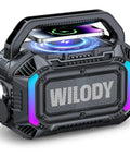 Beast 100W Bluetooth Outdoor Speaker With IPX7 Waterproof Floatable Design showing wireless charging feature.