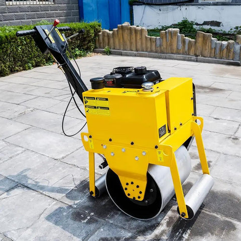 Heavy Duty Walk Behind Vibratory Compactor And Lawn Roller Built From Tough Steel To Crush Asphalt And Gravel On Any Project Kick Some Serious Dust Over Driveways And Sidewalks Without Breaking A Sweat