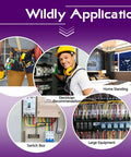 Collage showing applications of 315 Piece Spade Quick Connectors Set With 2.8mm 4.8mm 6.3mm Male And Female Crimp Terminals