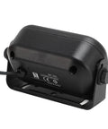Rear view of 3.5mm Car External Speaker For CB And Ham Radio, Mini External Speaker With 14.76ft Cable, black ABS and metal housing
