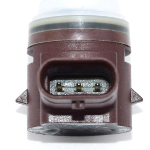Bumper Parking Ultrasonic PDC Sensor Plug And Play Compatible With Tesla Model 3 And Model Y 2017 2023 OEM 1127502-11-D 112750211D 1127502-11 Front Or Rear Sensor close-up connector