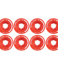 92A Quad Skate Wheels 54mm x 32mm 8-Pack For Indoor Outdoor Use High-Density Urethane Abrasion-Resistant Durable Replacement Wheels