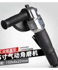 Heavy Duty Pneumatic Angle Grinder 5 Inch Pro Shop Ready Air Powered Tool with compact grip for tight space grinding tasks.