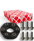 German Flex Coupling Kit For Propshaft Fit Porsche 996 997 OE 421 137 01 S2 Replacement Ensures Smooth Rides compact rubber coupling with bolts