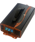 Rock Solid 1000 Watt Power Inverter Converting 48V DC To 110V 120V AC with LED display and power sockets for RV or camping use.