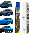 Chevrolet Riptide Blue Metallic Touch Up Paint Kit For Chevy Cars 2 In 1 Scratch Repair With Pen Tip And Brush Exact Color Match