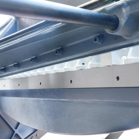 Heavy Duty 52 Inch Foot Stomp Shear For Sheet Metal Cutting With 16 Gauge Max Thickness Zero Hassle Foot Pedal Control Floor Standing Industrial Steel Workhorse Built Tough And Ready To Rock