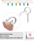 Heavy Duty White Screw In Cup Hooks 2.2 Inch Pack Of 20 For Hanging Plants Outdoor String Lights Patio Wall Wood Fence Or Deck Mounts Anti Rust Finish