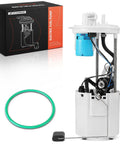 Tough-As-Nails Electric Fuel Pump Module Assembly for Ford E-Series with two tube ports and installation kit components.