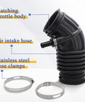 Air Intake Hose With Clamps For 2007 2013 Nissan Altima 2.5L 4 Cylinder Engine OE 16576JA000 Replace 696085 with labels showing parts