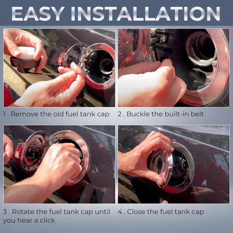 Installation guide for Fuel Cap Replacement For 2000-2020 Ram 1500 2500 3500 Dodge Dakota Jeep Wrangler JK TJ Chrysler 52030377AB