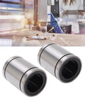 Two Pack LM40UU Linear Ball Bearings 40Mm Inner Diameter 60Mm Outer Diameter Steel Linear Motion Bushings For 3D Printers, CNC Routers