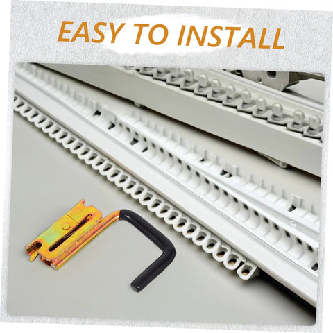 E Track Heavy Duty Hooks For Tool Storage And Cargo Security On Enclosed Trailers And Trucks Easy Install Metal Track Hanger J Hooks for setup.