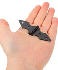 Heavy Duty Iron Gate Hinge Set, 10 Pack Yard Fence Door Hinges in palm, weather resistant and durable, easy install for outdoor garden gates