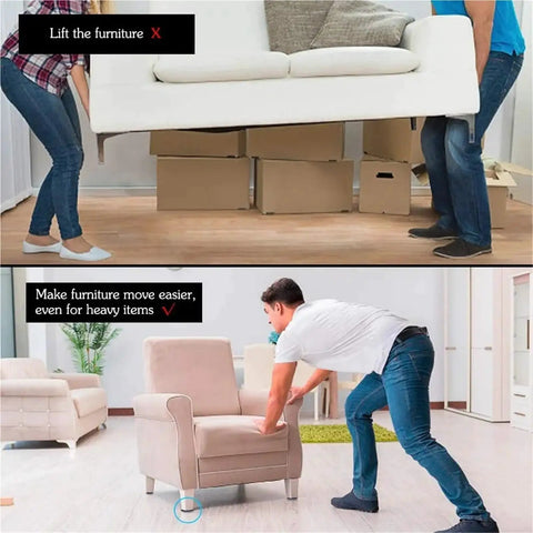 Self Adhesive Furniture Sliders For Carpet Hardwood And Tile Floors With 30Mm Chair Leg Glides used to slide a chair easily.
