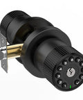 Keypad Door Knob With Keyless Entry and Code Lock, Auto Lock, Backlit Keypad, 50 User Codes Plus Master Code, dual access