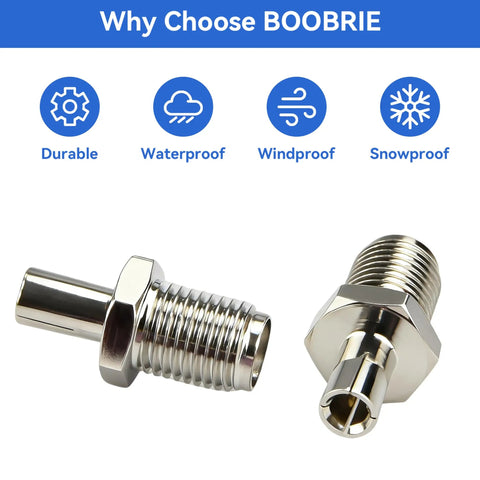 SMA Female To TS9 Male RF Coax Adapter For 4G LTE WiFi And FPV Drones Top Notch Brass Nickel Plated 50 Ohm Low Loss Durable