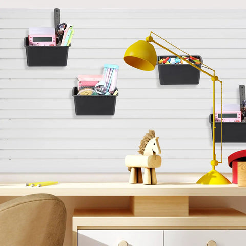 20 Pack Acoustic Wall Storage Boxes For Slatwall Organizer In The Garage Or Workshop Heavy Duty Tool And Accessory Bins